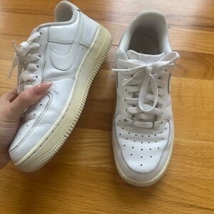 White Nike Air force Sneakers